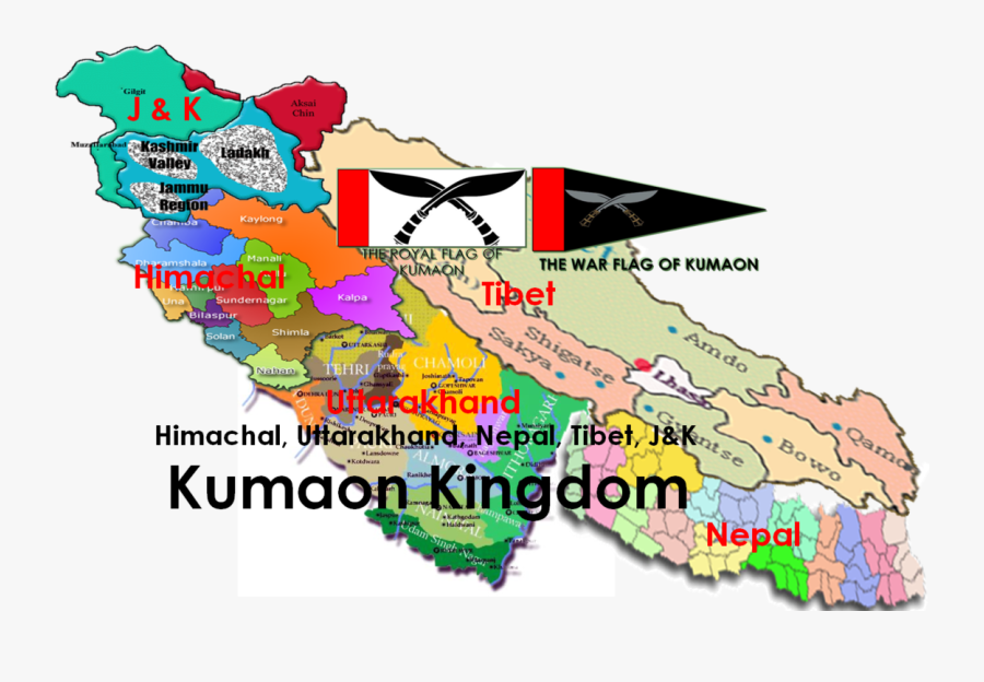 Kumaon Flag, Transparent Clipart