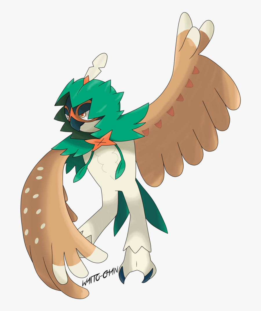 Decidueye By Waitochan - Decidueye Transparent Background, Transparent Clipart