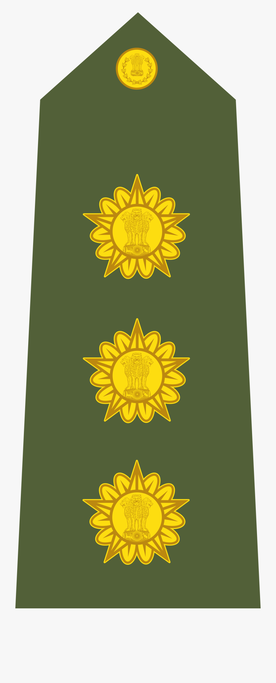 Indian Army Colonel Logo, Transparent Clipart