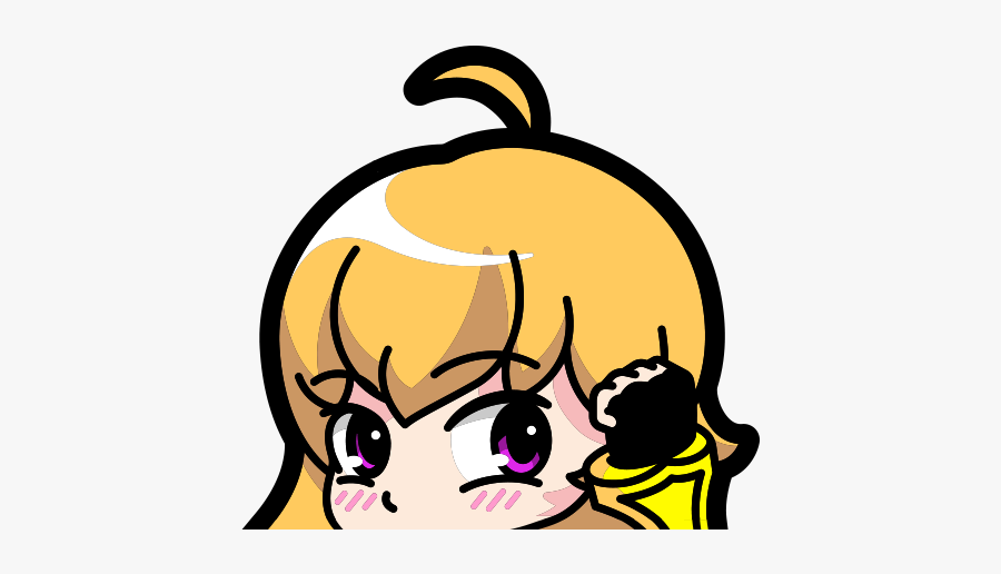 Teeth Clip Window - Rwby Window Peeker, Transparent Clipart