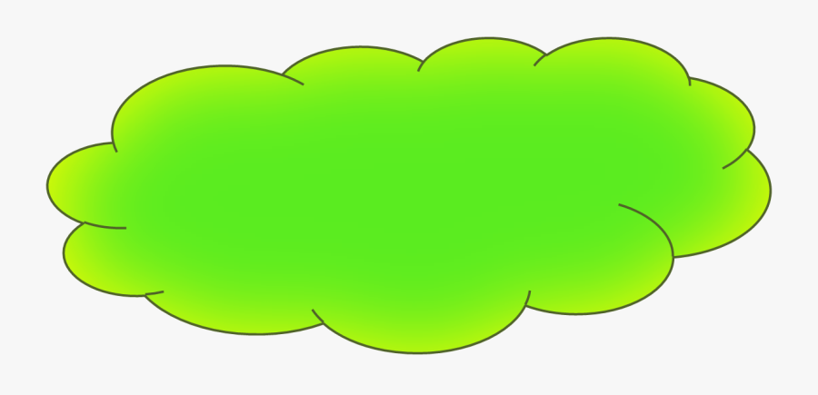 Leaves Clipart Green Object - Green Cloud Clipart, Transparent Clipart