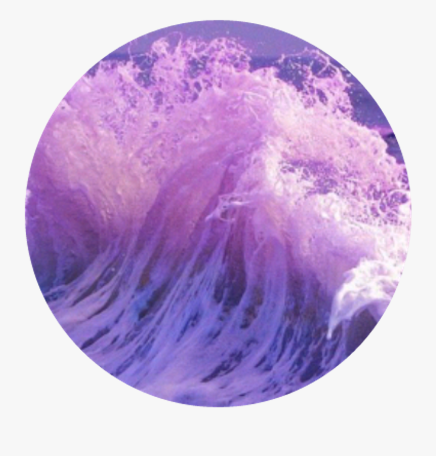 Transparent Wave Tsunami - Transparent Purple Aesthetic Icons, Transparent Clipart
