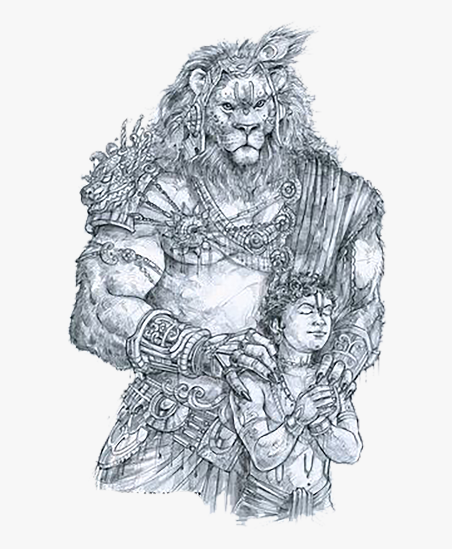 Art Narasimha God, Transparent Clipart