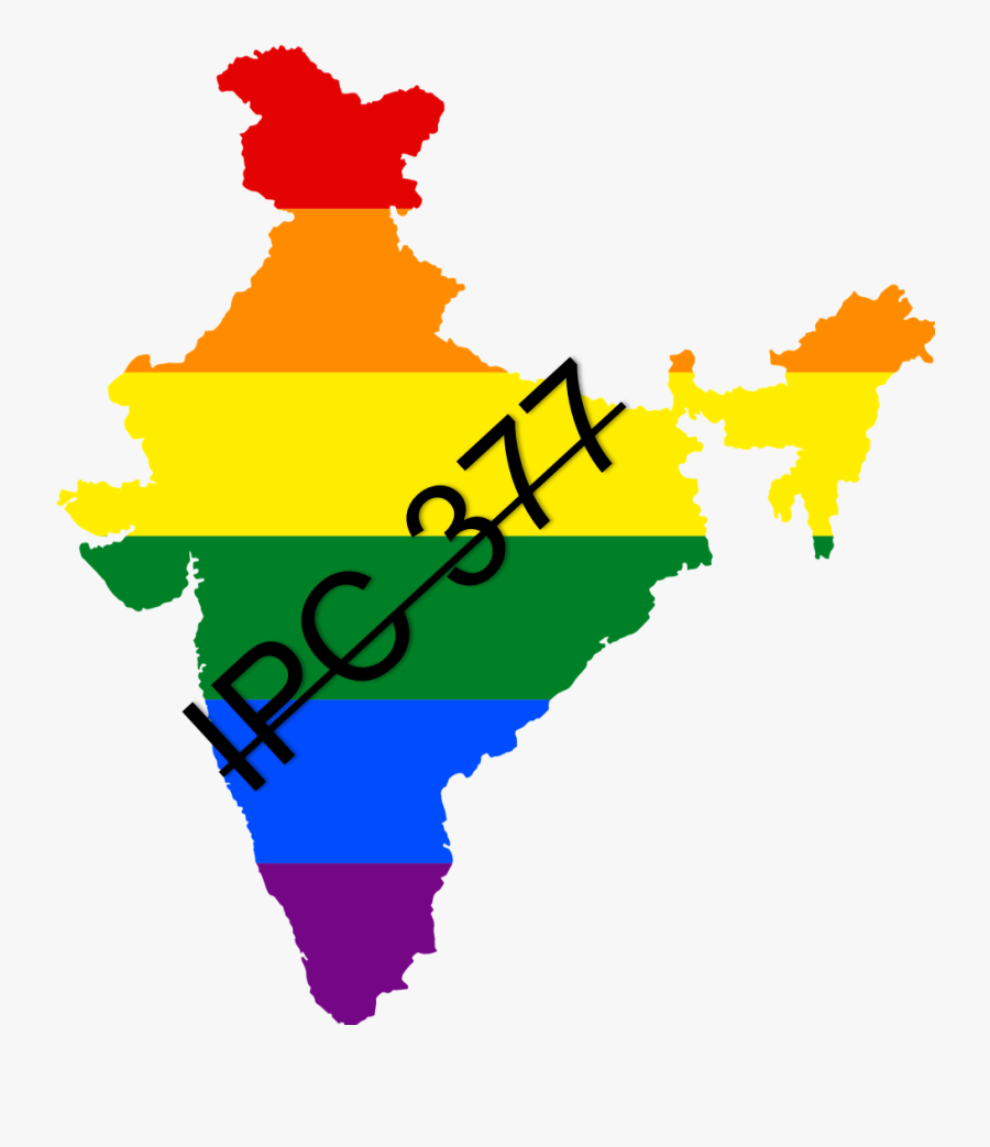 Lgbt India Map, Transparent Clipart