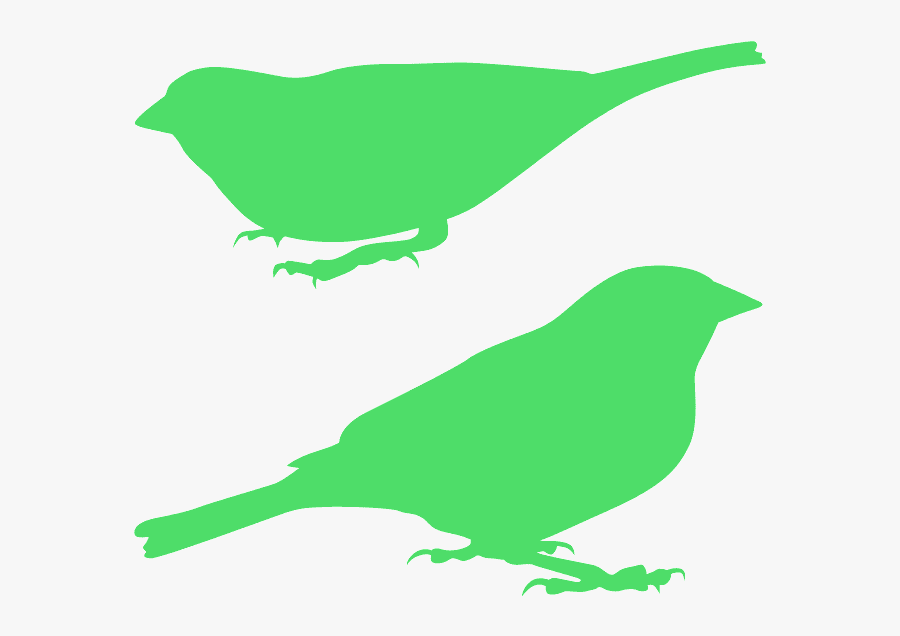 Silhouette Moineau, Transparent Clipart