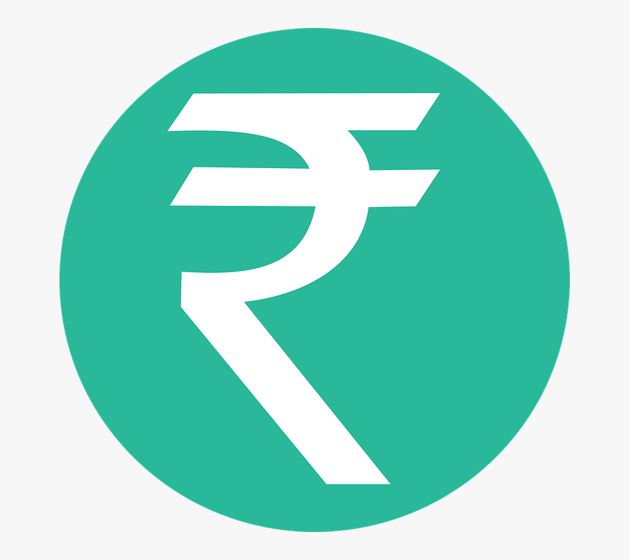 Rupee-symbol - Vector Rupee Icon, Transparent Clipart