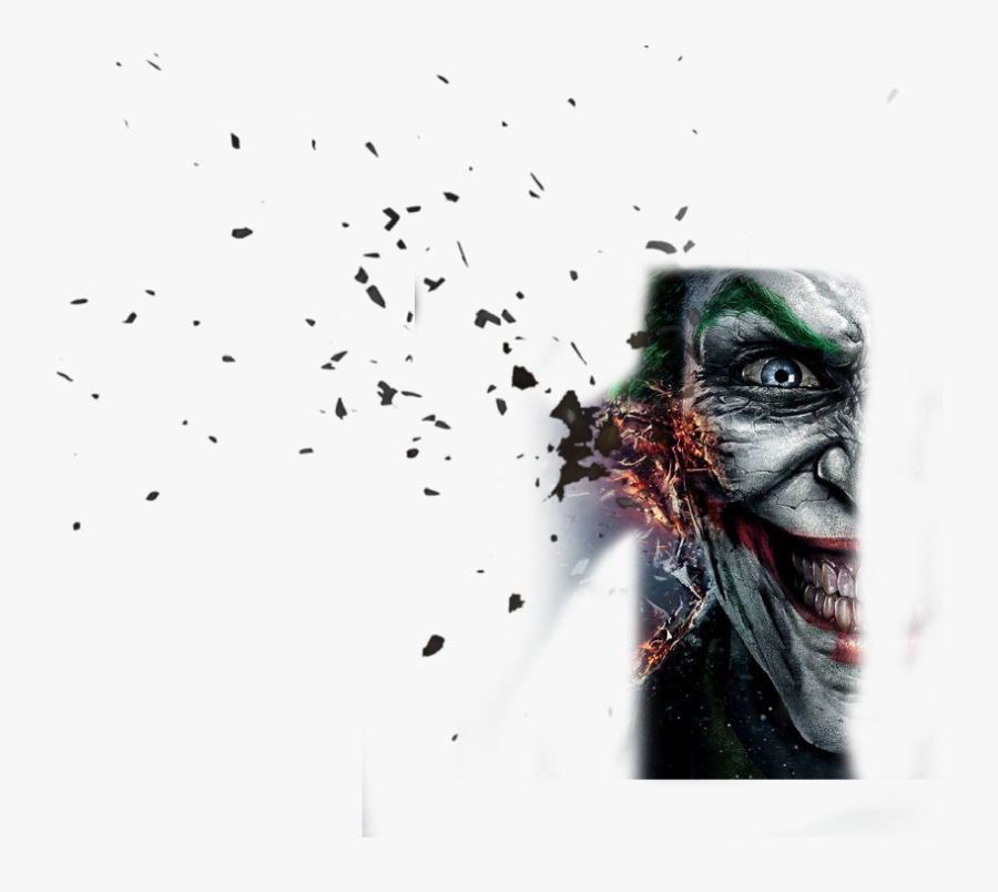 Joker Editing Background,stock Png Download For Picsart - Picsart Joker Face Png, Transparent Clipart