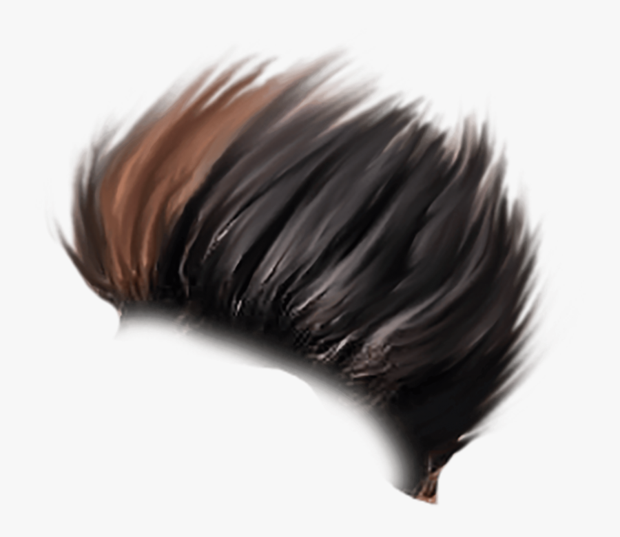 Transparent Emo Hair Clipart - Hairstyle Png For Picsart, Transparent Clipart