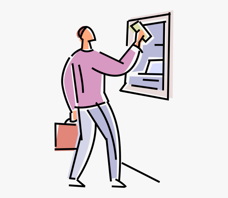 Vector Illustration Of Withdrawing Cash Money Dollars - Withdrawing Money Clipart, Transparent Clipart