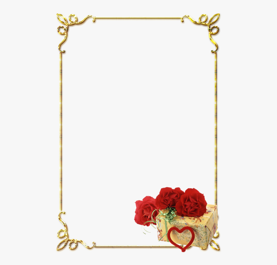 Page Flower Border Designs, Transparent Clipart