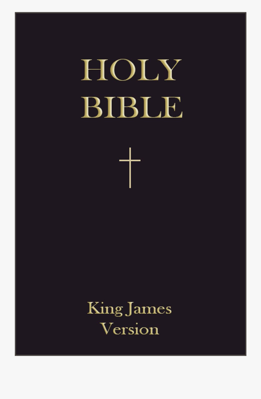 Holy Bible Png Transparent Image - Cross, Transparent Clipart