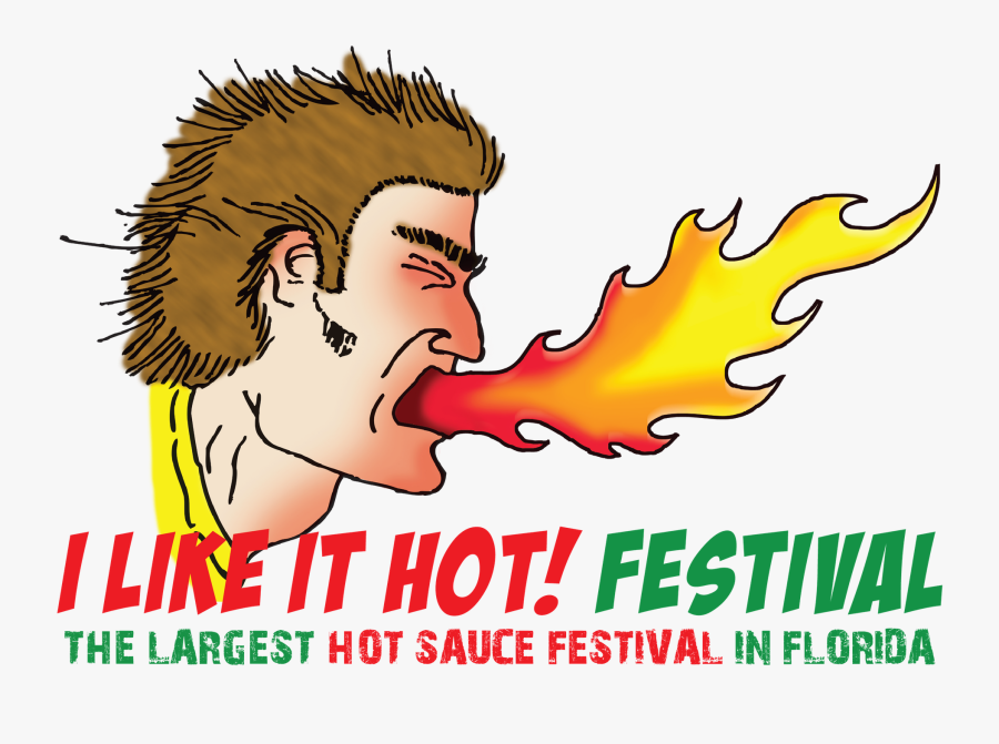 Pepper Clipart Spicy Food - Like It Hot Festival Logo, Transparent Clipart
