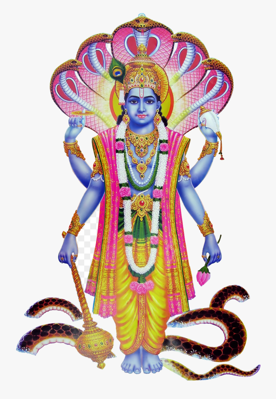 Transparent Lord Vishnu Png, Transparent Clipart