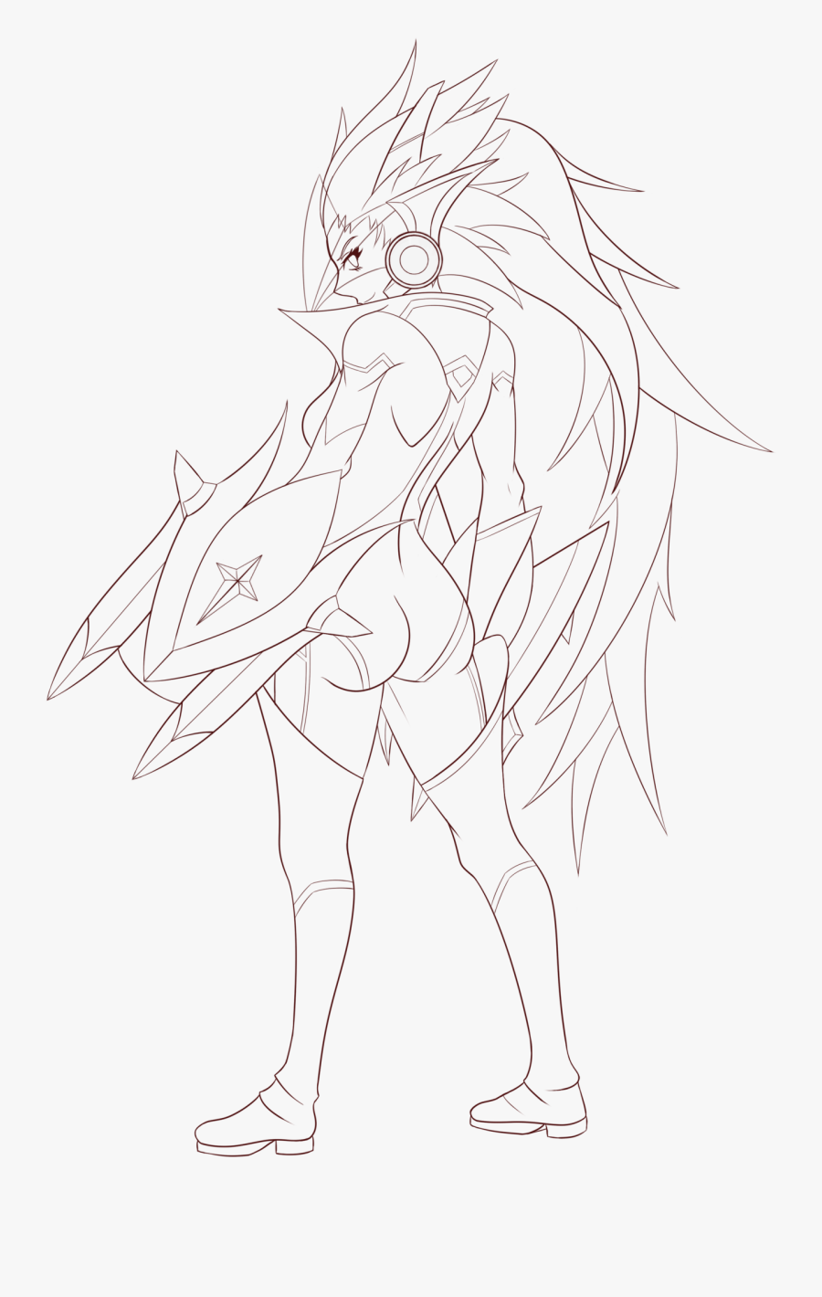 Pilot Drawing Lineart - Line Art, Transparent Clipart