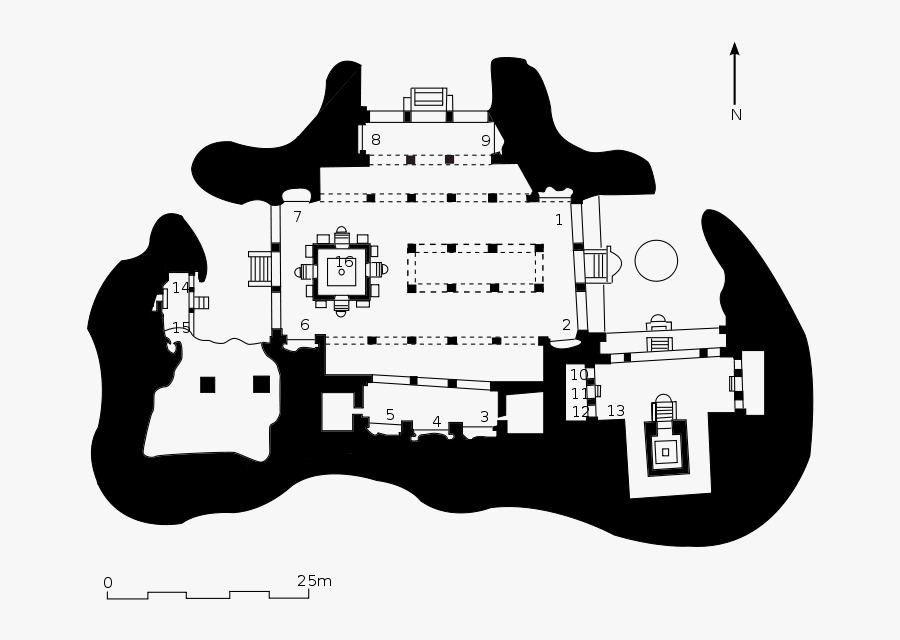 Elephanta Shiva Temple Plan, Transparent Clipart