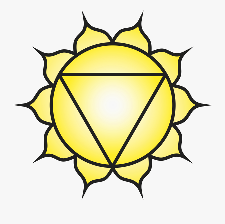 Manipura Mandala - Svg - Anahata Heart Chakra Symbol, Transparent Clipart