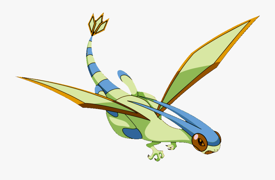 Cute Pokemon Flygon Shiny, Transparent Clipart