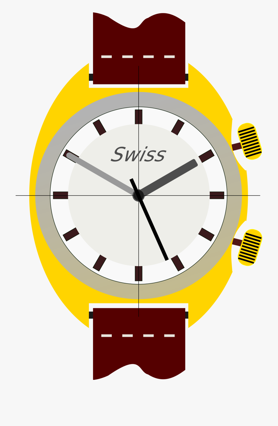 File Swiss Watch Svg, Transparent Clipart