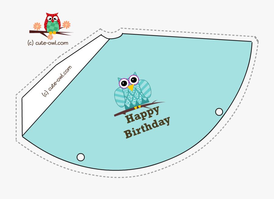 Transparent Party Hats Png - Cute Party Hat Template, Transparent Clipart