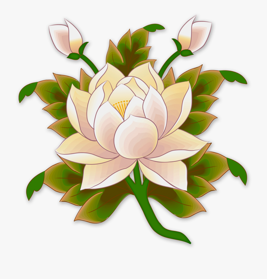 Lotus Clipart Tibetan - Artificial Flower, Transparent Clipart