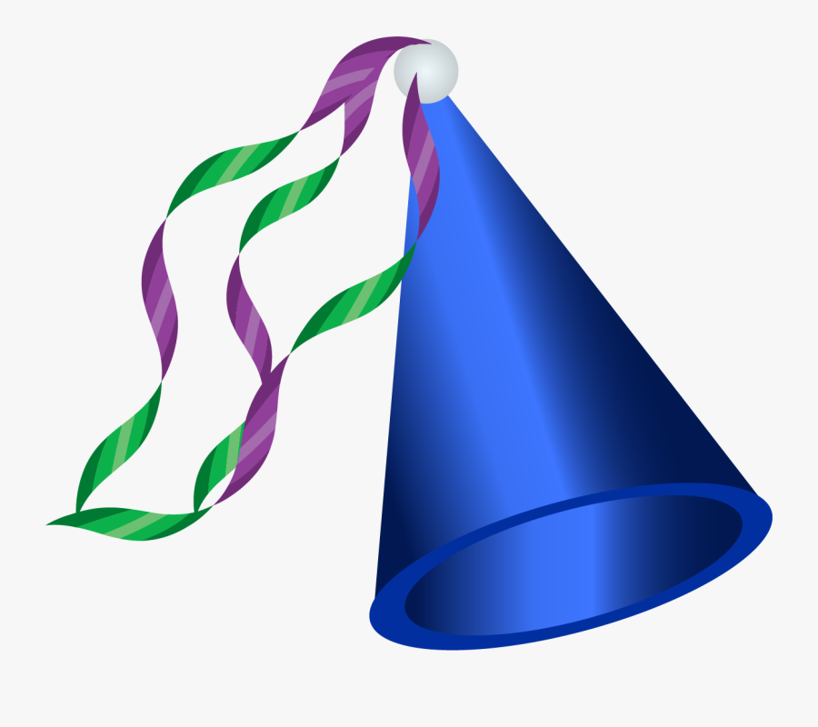 Birthday Hat Blue Png, Transparent Clipart