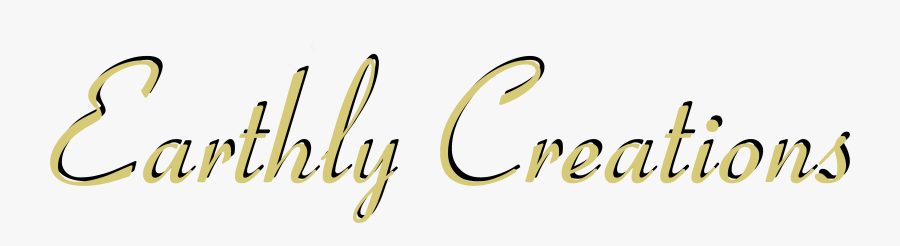 Earthly Creations - Calligraphy, Transparent Clipart