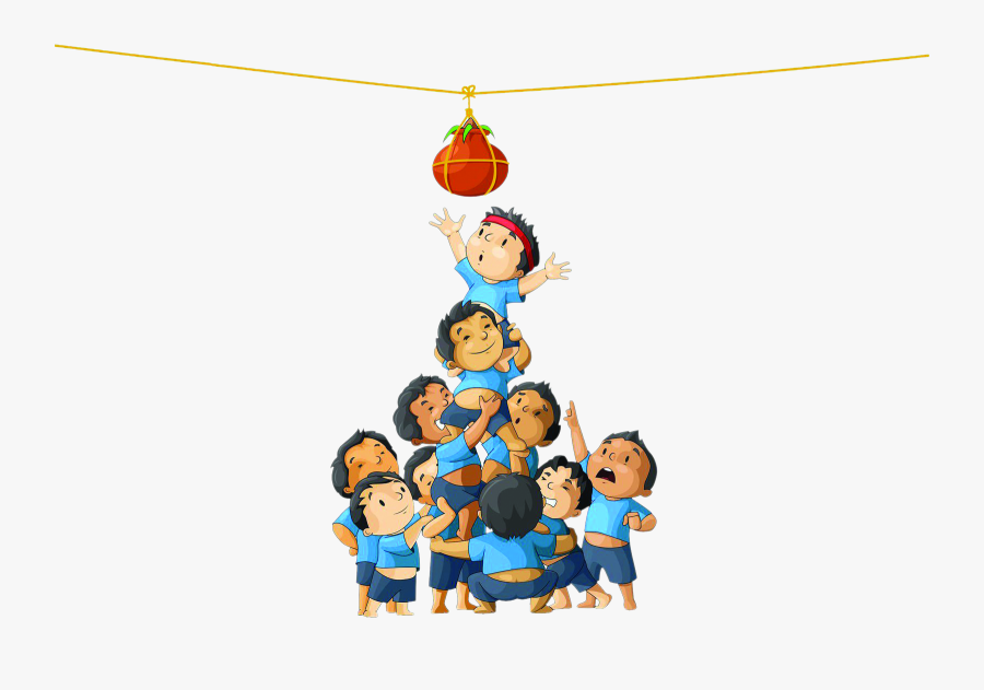 Happy Krishna Janmashtami Png, Transparent Clipart