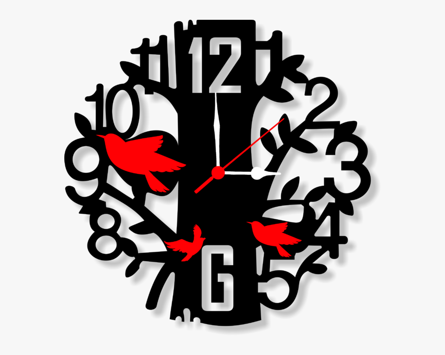 Ena Decor Wall Clock Decor066 - Wall Clock Design Png, Transparent Clipart