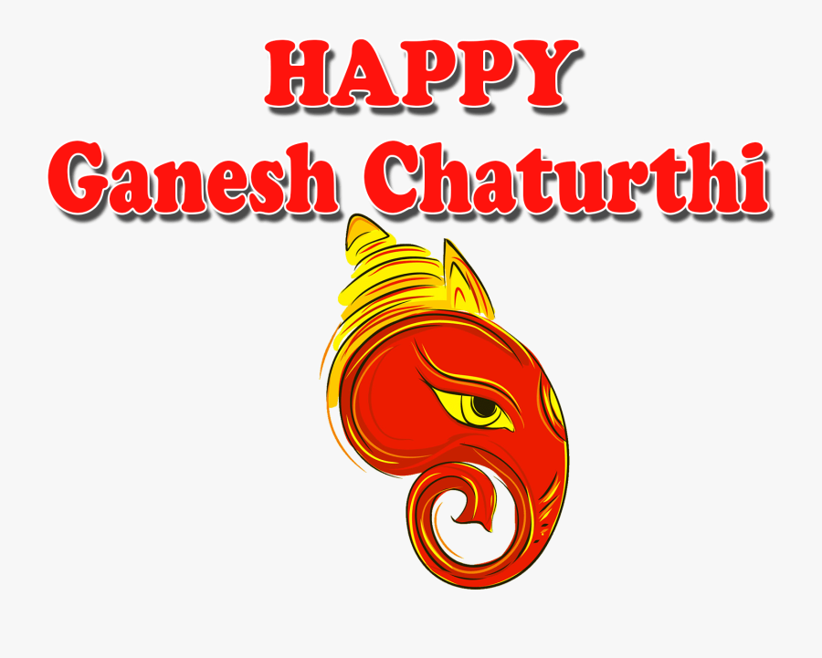 Happy Ganesh Chaturthi Png, Transparent Clipart