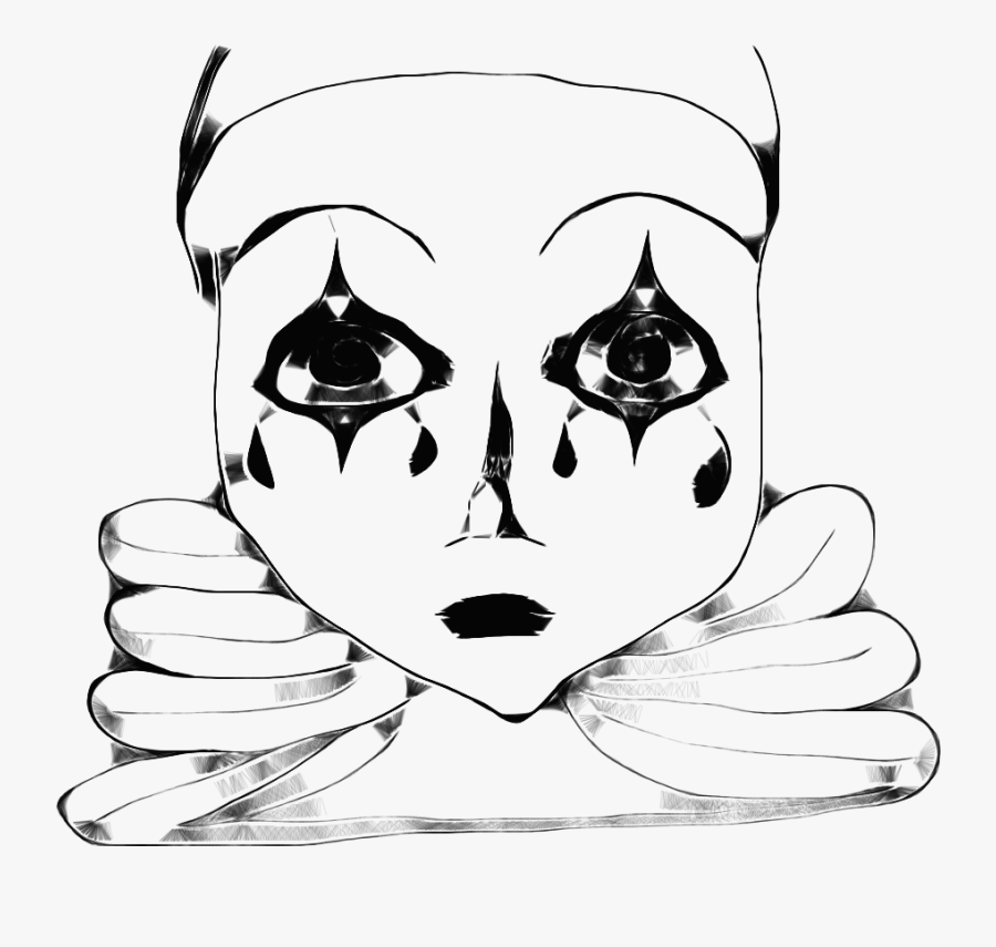 Drawing Clowns Sad, Transparent Clipart