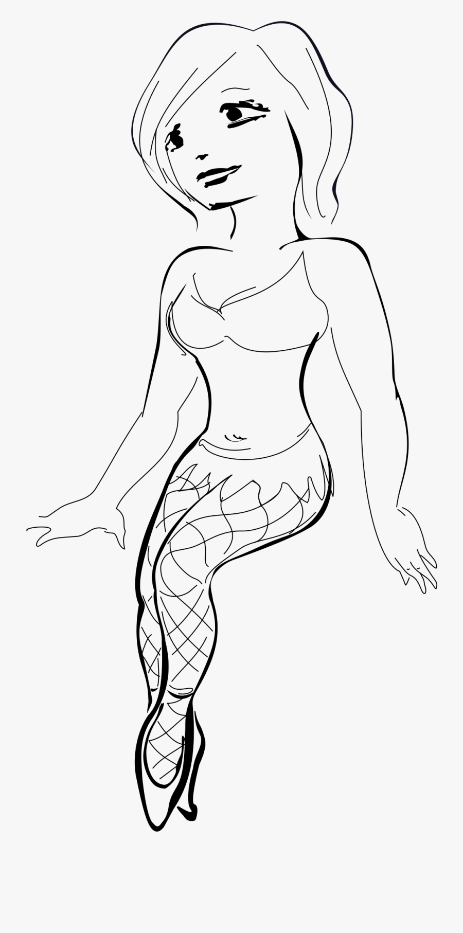 Blonde In Negligee Clip Arts, Transparent Clipart