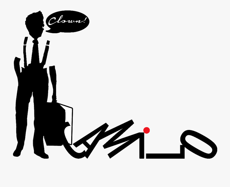 Clown Clip Art Black And White, Transparent Clipart