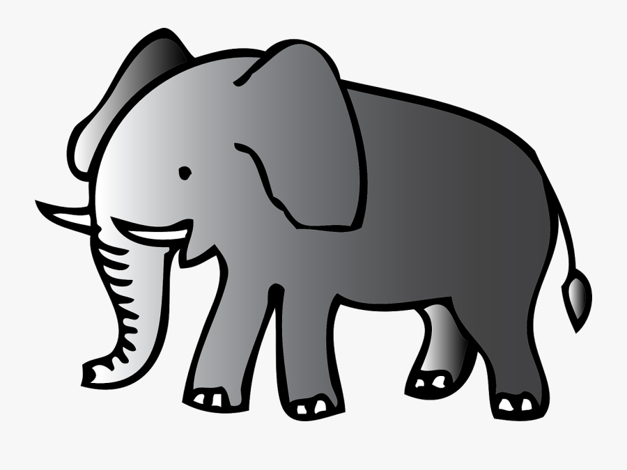 Elephant Animal Mammal Free Picture, Transparent Clipart