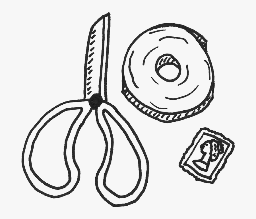 Conscious Shopping Sketch, Transparent Clipart