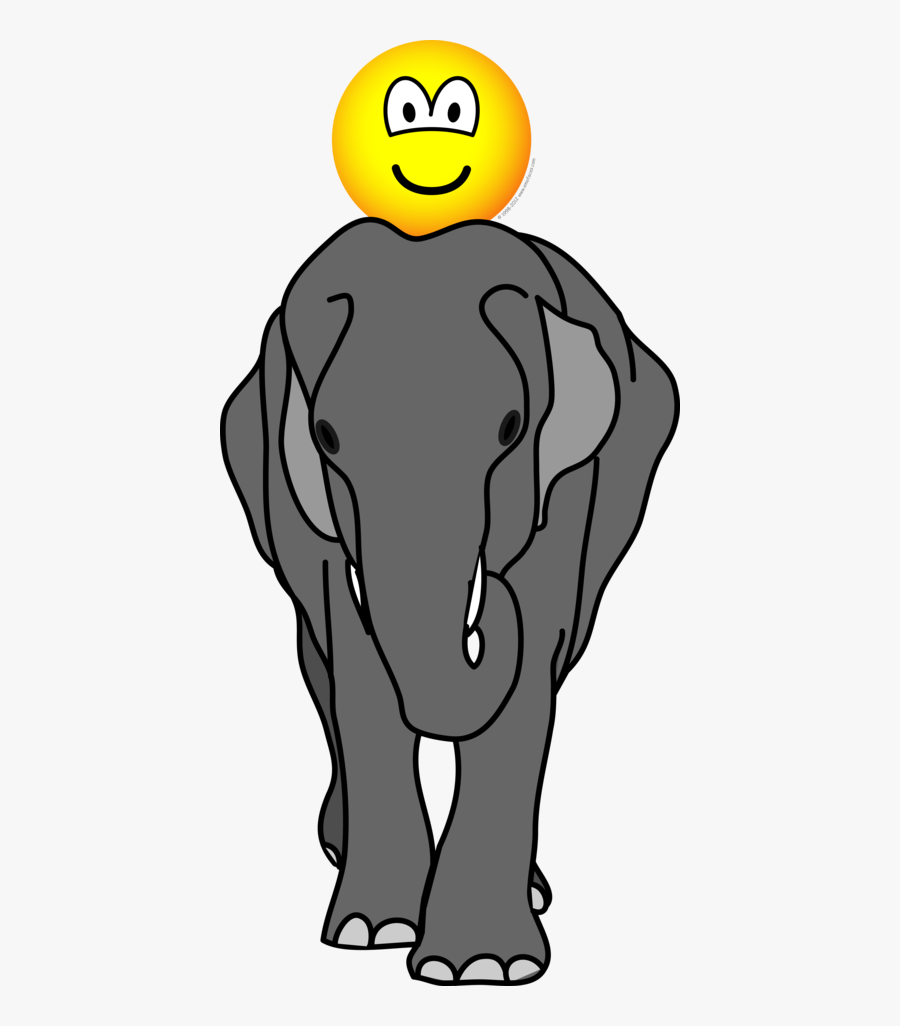 Elephant Face Clip Art, Transparent Clipart
