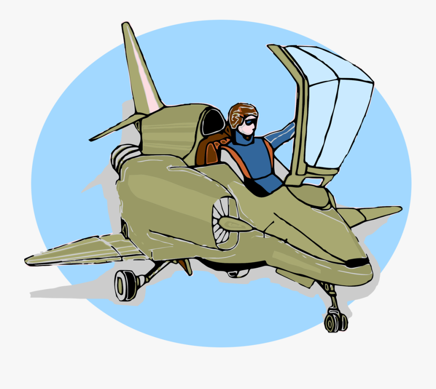 Fighter Aircraft, Transparent Clipart