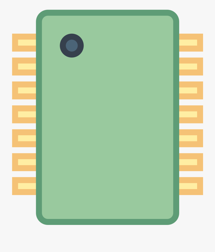 Integrated Circuit Svg Icon, Transparent Clipart