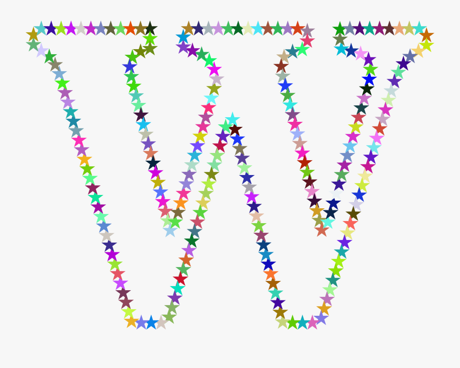 W Stars Clip Arts - Rantai Leher Biji Sawi, Transparent Clipart