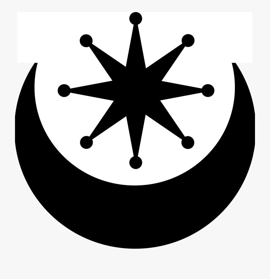Byzantine Star And Crescent, Transparent Clipart