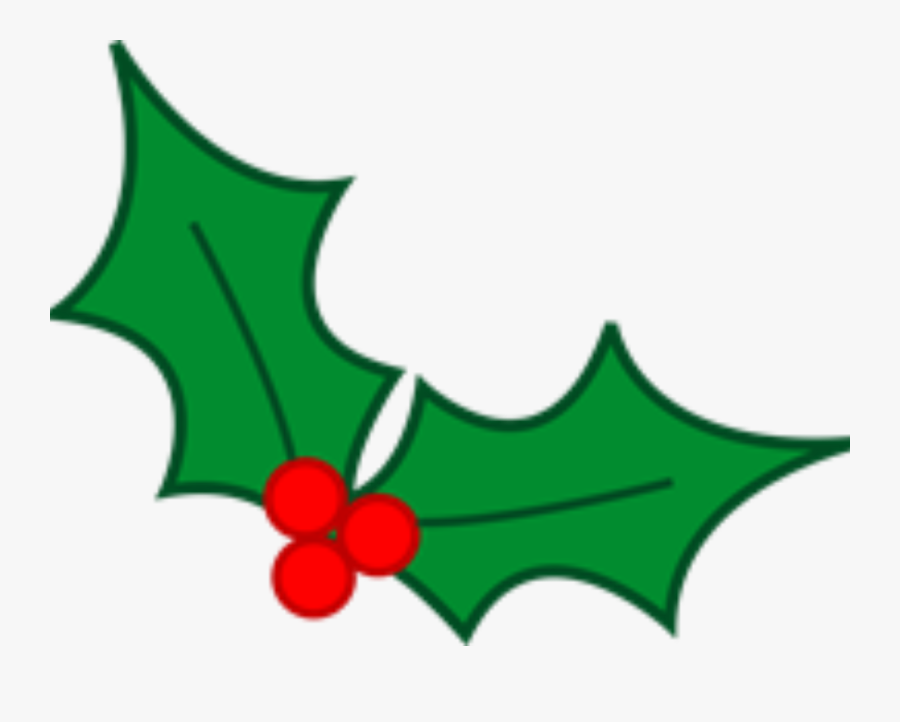 Clip Art Christmas Holly, Transparent Clipart