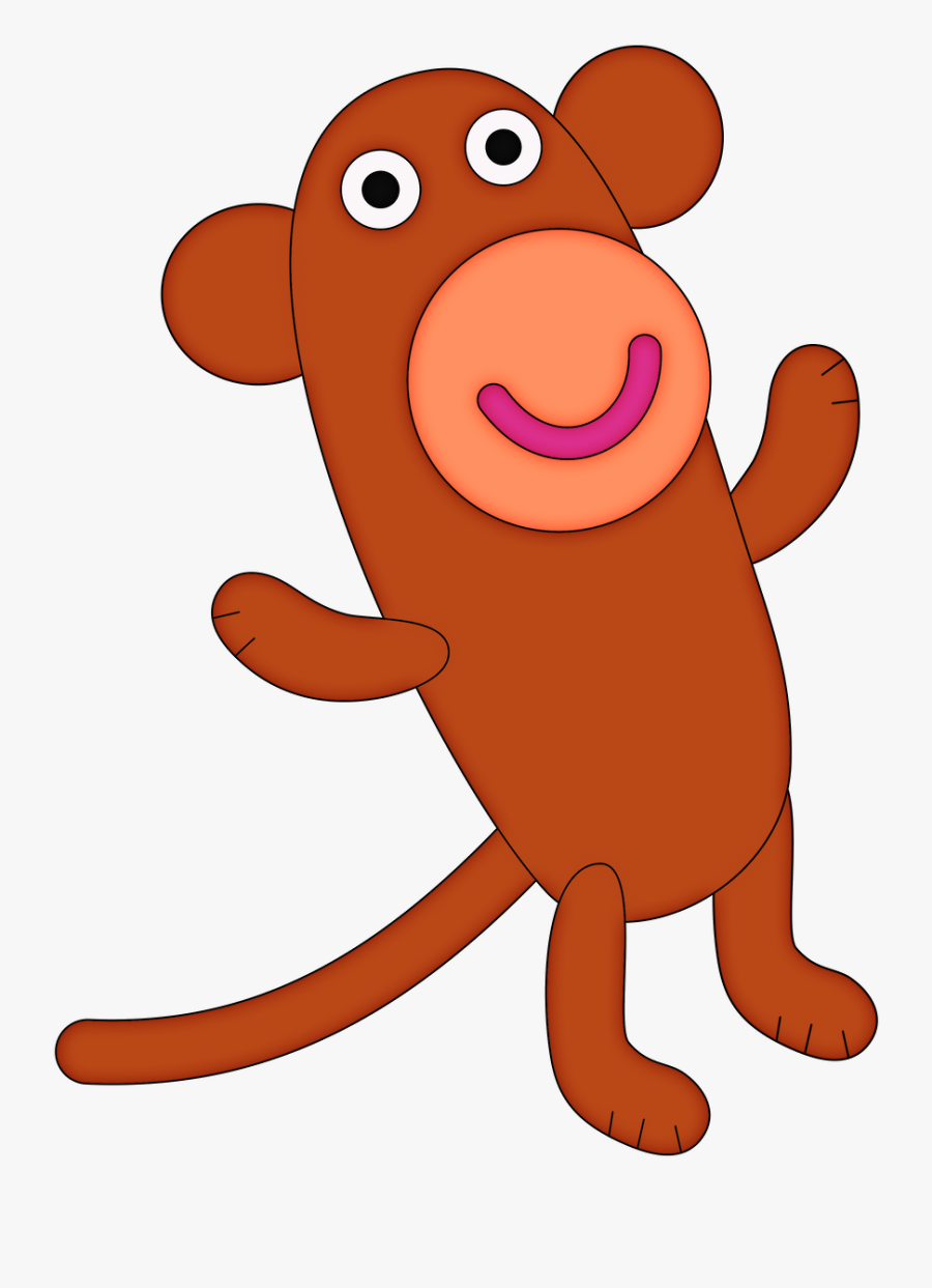 Minus Monster University, George Pig, Pig Party, Peppa - Monkey From Peppa Pig, Transparent Clipart