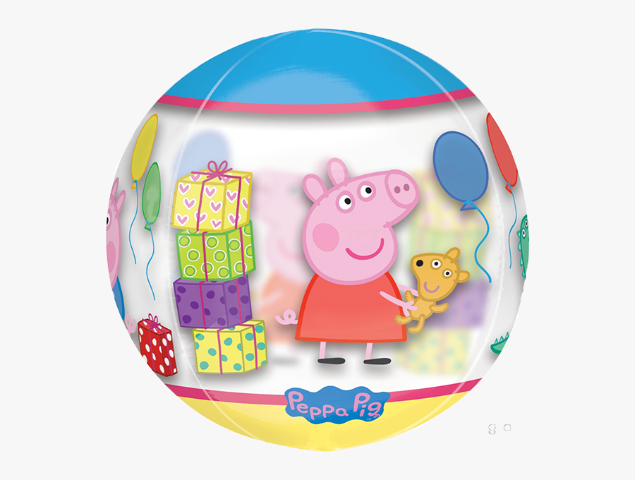 Peppa Pig Beach Ball, Transparent Clipart