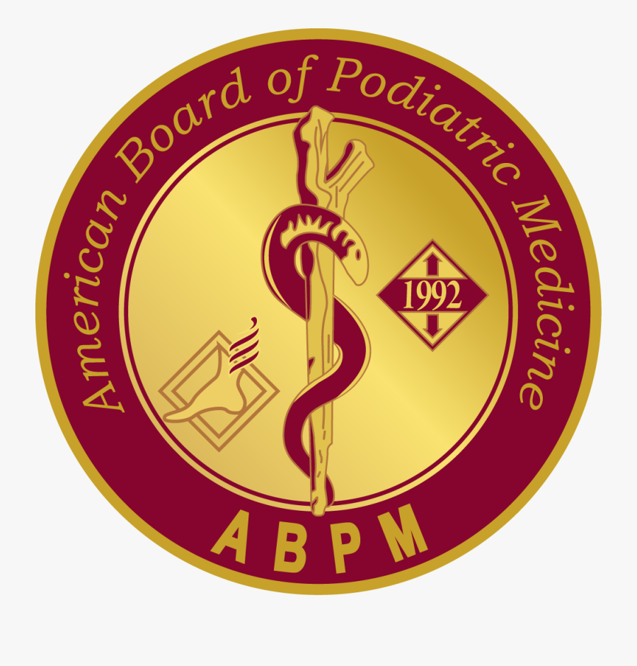 American Board Of Podiatric Certified Logo, Transparent Clipart