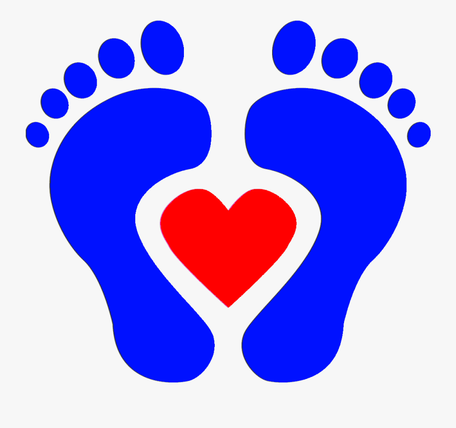 Pink Baby Feet Print, Transparent Clipart