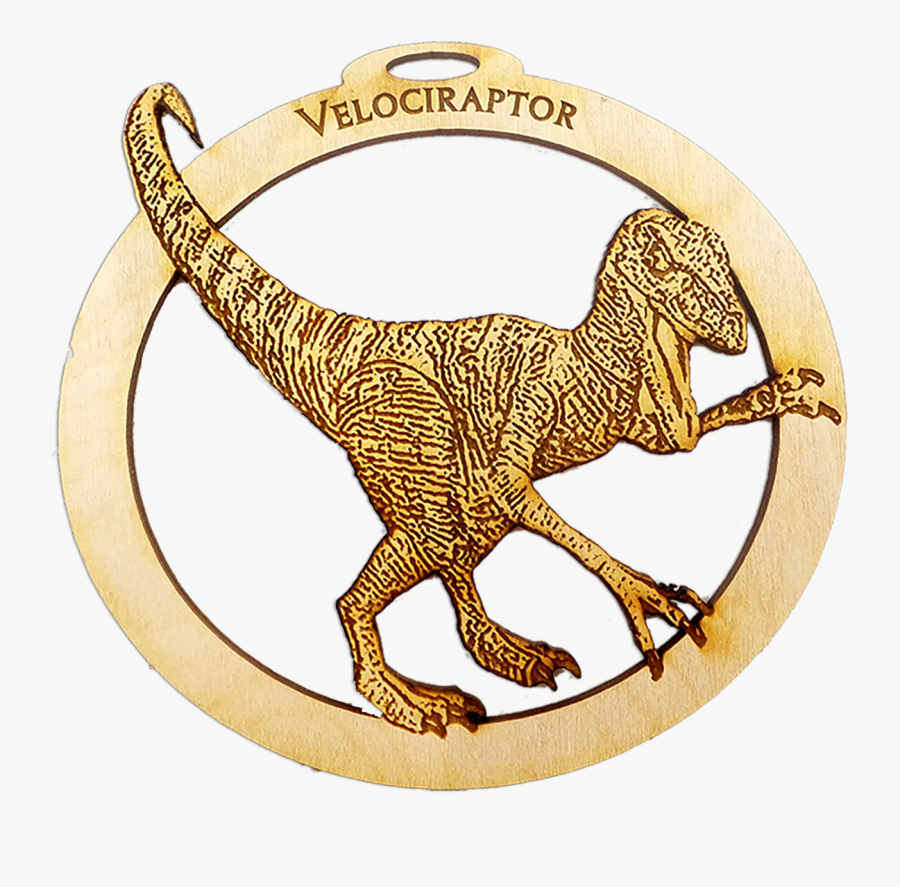 Velociraptor Ornament - Emblem, Transparent Clipart