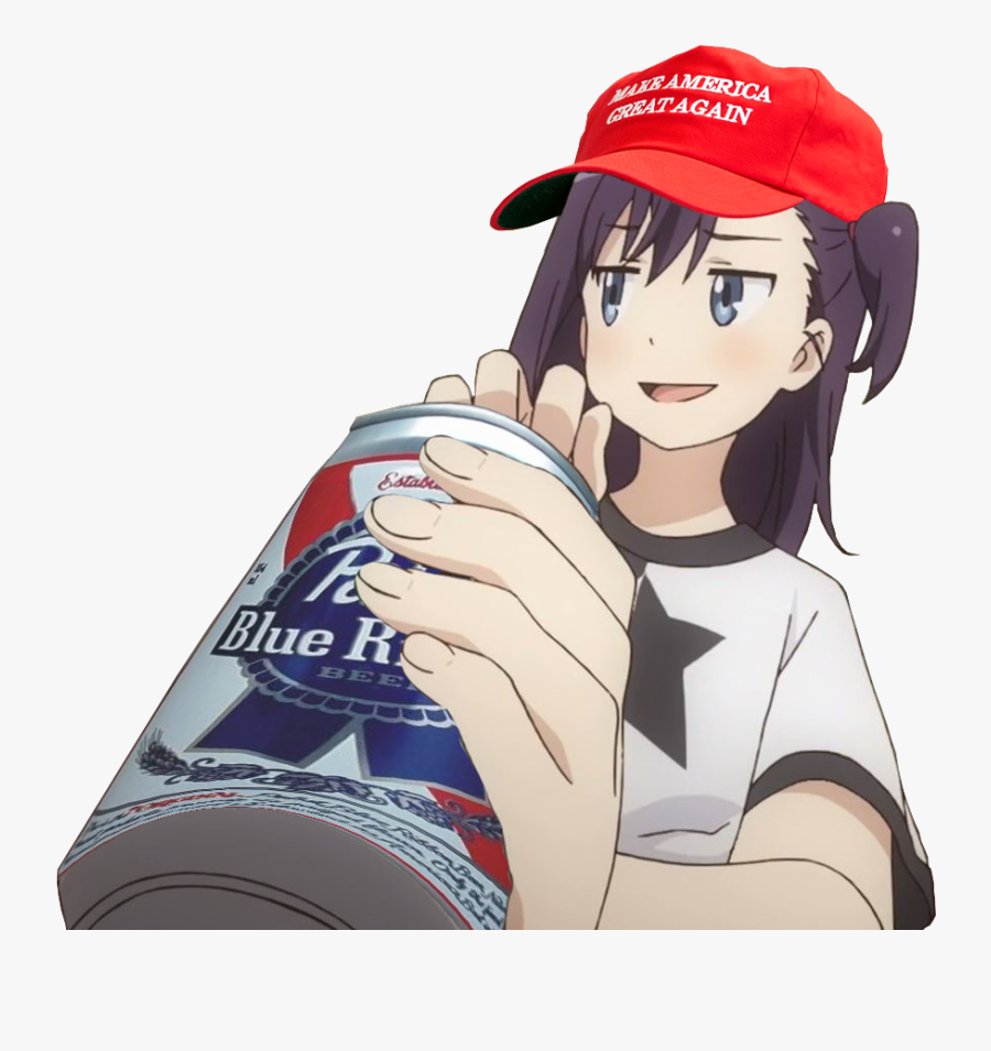 Clip Art Asahigaoka Trumpanime Rick Wilson - Anime Monster Energy Meme, Transparent Clipart