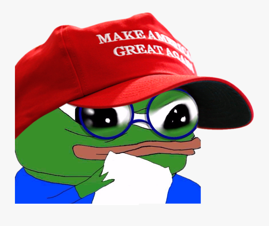 Cartoon,clip Art,cap,fictional Cap,games - Make America Great Again Pepe, Transparent Clipart