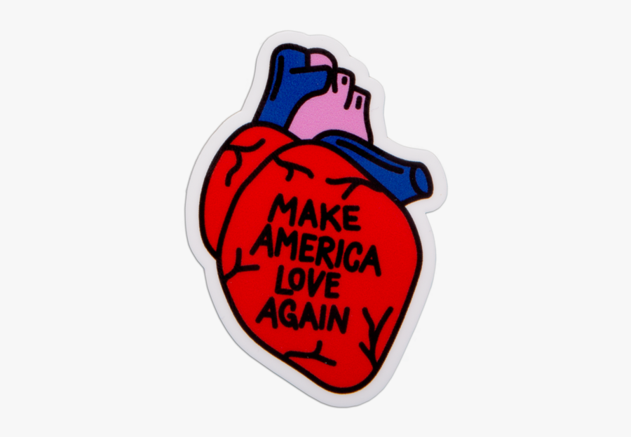 Make America Love Again Sticker - Stickers Png Tumblr Patch, Transparent Clipart