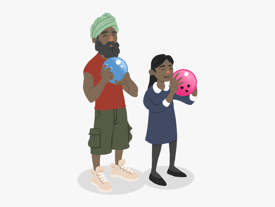 Bowling Club - Kid Bowling Book Cartoon, Transparent Clipart