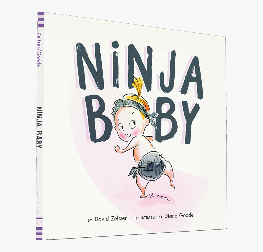 Ninja Baby Book Cover - Cartoon, Transparent Clipart